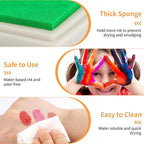 NIUBIER 15 Colors Craft Ink Pads, Washable Finger Stamp Pad - Image 3