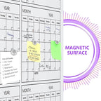 Magnetic Whiteboard Glass Board Yearly Calendar - Image 5