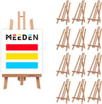MEEDEN 20 Inch Tabletop Easel: 12 Pack Beech Wood Easel by MEEDEN