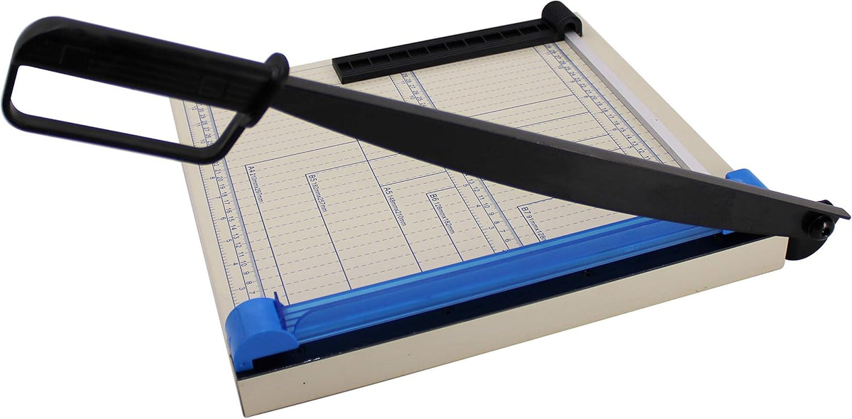 TEXALAN(R) Paper Cutter Guillotine 12" A4 Multi-Purpose Trimmer for Meta...