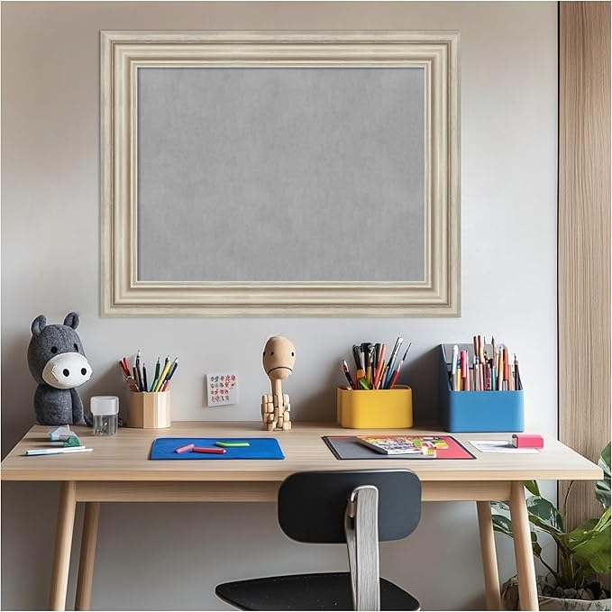 Amanti Art Silver Framed Magnetic Board 24x30 Medium Vision Board - Image 6