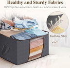 Lifewit Large Capacity Clothes Storage Bag Organizer - Image 3