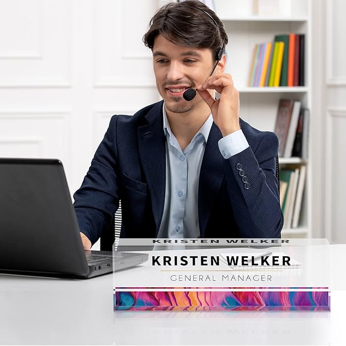 SalaGraphics Desk Name Plate Personalized, Custom - Image 6