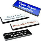 Custom Engraved Name Tag ID Badges Personalized Identification - Image 2
