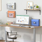 X-cosrack Detachable Hanging Wall Files Rack&3-Tier Metal Folder Wall File - Image 2