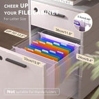 ThinkTex Plastic Expanding Hanging File Folders, 12 Accordion Pockets, Large - Image 2