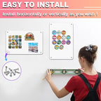 4 Pack White Magnetic Board, 17.5" x 11.4" Magnet Bulletin Board to Display - Image 3