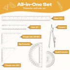 Geometry Set - 7Pcs Geometry Kit - Image 2