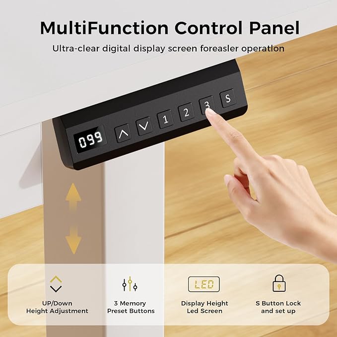 GTPLAYER Electric Standing Desk - Image 4