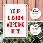 Custom Sign, Personalized Metal Signs, Customize - Image 4