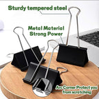 TOTDTDA 3 Inch Extra Large Jumbo Binder Clips, Heavy Duty Paper Clamps - Image 5