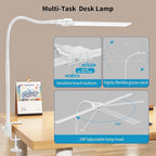 KableRika Desk lamp, Double Head LED Desk Lamp - Image 7