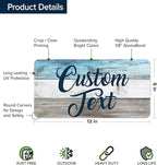 Custom Sign, Custom Street Sign, 11 Font Colors, 13 Font Styles, 4 Hole Options - Image 6