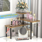 JayRex Countertop Organizer Organization, 3 Tier Moveable Corner Shelf Organizer - Image 5
