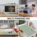 Bloss Leather Desk Mat, Large Mouse Pad, Non-Slip Desk Protector Mat, Leather - Image 4