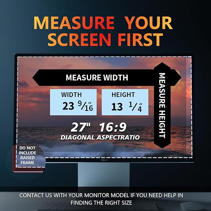 27 Inch Computer Monitor Privacy Screen - Image 5