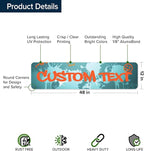 Custom Sign, Custom Street Sign, 11 Font Colors, 13 Font Styles, 4 Hole Options - Image 6
