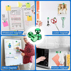 LOVIMAG Fridge Magnets 20Pcs Refrigerator Whiteboard Small Strong Magnet - Image 2
