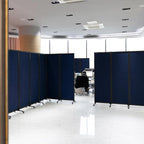 Upgrade Version Room Partition and Divider, Freestanding Rolling Dividers - Image 6