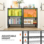M MZG 750 lbs 3 Tier Shelf Metal Storage Shelves Wire Rack Closet Organizers - Image 6