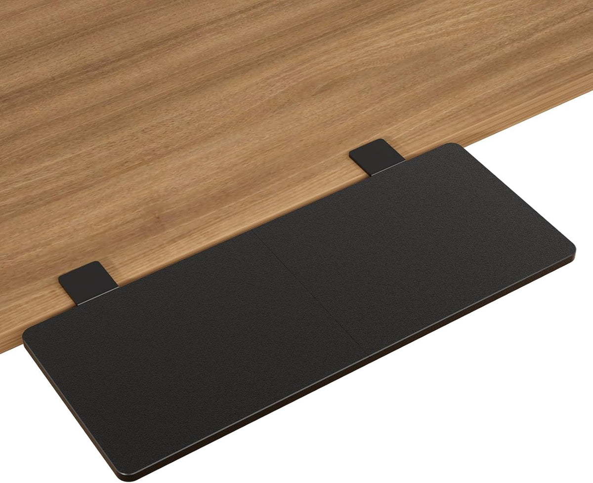 Suptek Clamp-on 9.5 x 23.6 inch Desk Extender, Wrist Support, Foldable Keyboa...