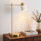 oyears 22.2" modern desk lamp, metal table lamp, main product view