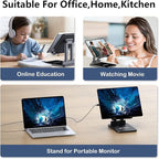 TriPro Tablet Stand -Portable Monitor Stand, 4.72" Wide, Adjustable & Foldable - Image 6