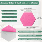 Hexagonal Acoustic Panels-12 Pack High-Density Sound Absorbing Panels - Image 4