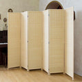 Loomveil 6 Panel Room Divider Folding Privacy Screen, 67 inch Bamboo Panel by Unknown