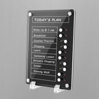 NiHome Black Acrylic Magnetic to Do List Planning Board - Image 9