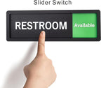 Restroom Sign – In Use/Available Slide Switch Sign ，Premium Durable Acrylic - Image 4