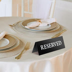 6 Pieces Table Top Reserved Sign Table Signs Reserved Seating Signs Double - Image 5