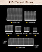 UCEC 7 Pieces Acrylic Stamp Block Clear Stamping Tools Set - Image 2