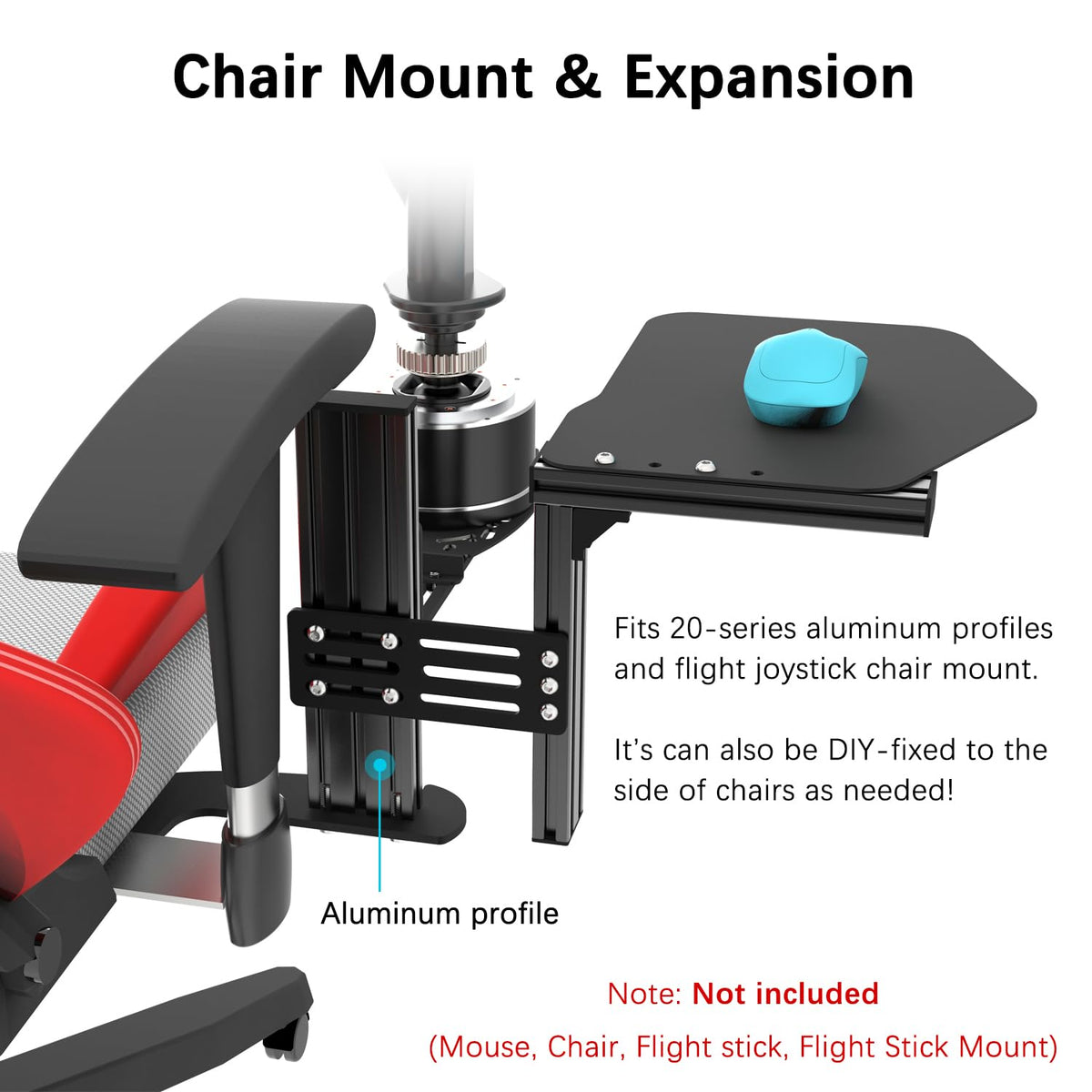 EG STARTS 1 Set Metal Mouse Pads Mount Holder Platform Compatible for Video S...