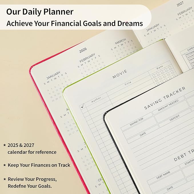 Crein Lynh 2025-2027 Premium Planner, Weekly & Monthly Calendar Planner - Image 4