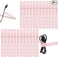 Donruby 24Pcs Silicone Cable Ties by Donruby