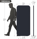 DECOLAB Standing Room Divider, Movable Space Partition Separator - Image 6
