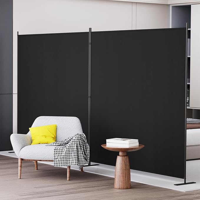C-Hopetree 2 Panels Room Divider, 6 Ft Tall Indoor Folding Privacy Screen - Image 3