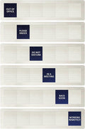 Privacy Door Sign, Do Not Disturb/Please Knock/Out of Office/in a Meeting/Back by LoYinLo