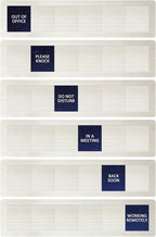 Privacy Door Sign, Do Not Disturb/Please Knock/Out of Office/in a Meeting/Back by LoYinLo
