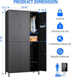 SUPEER 6 Doors Metal Locker for Employees - Image 3