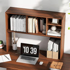 Tangkula Desktop Bookshelf, Countertop Storage Hutch - Image 2