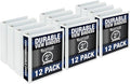 Samsill Durable 2 Inch Binder, Made in The USA, Round Ring Customizable Clear by Samsill