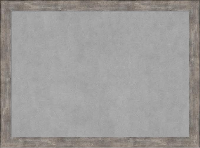 Amanti Art Silver Framed Magnetic Board 23x31 Medium Vision Board by AmantiArt