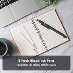 JIMMIDDA 8Pcs Black Gel Pens - Image 8