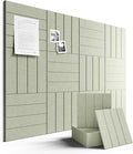 Fluxynara Felt Bulletin Board Tiles Large 48" x 36" Cork Board Alternative-12 by FLUXYNARA