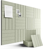 Fluxynara Felt Bulletin Board Tiles Large 48" x 36" Cork Board Alternative-12 by FLUXYNARA