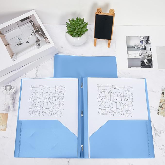 Lincia 100 Pcs Plastic Folders - Image 4
