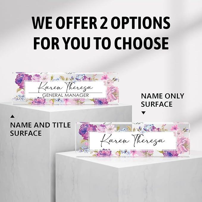 Custom Office Name Plate, Personalized Gifts - Image 6