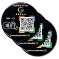 Epoxy Sticky Card with NFC Chip & QR Code by Effasaflink